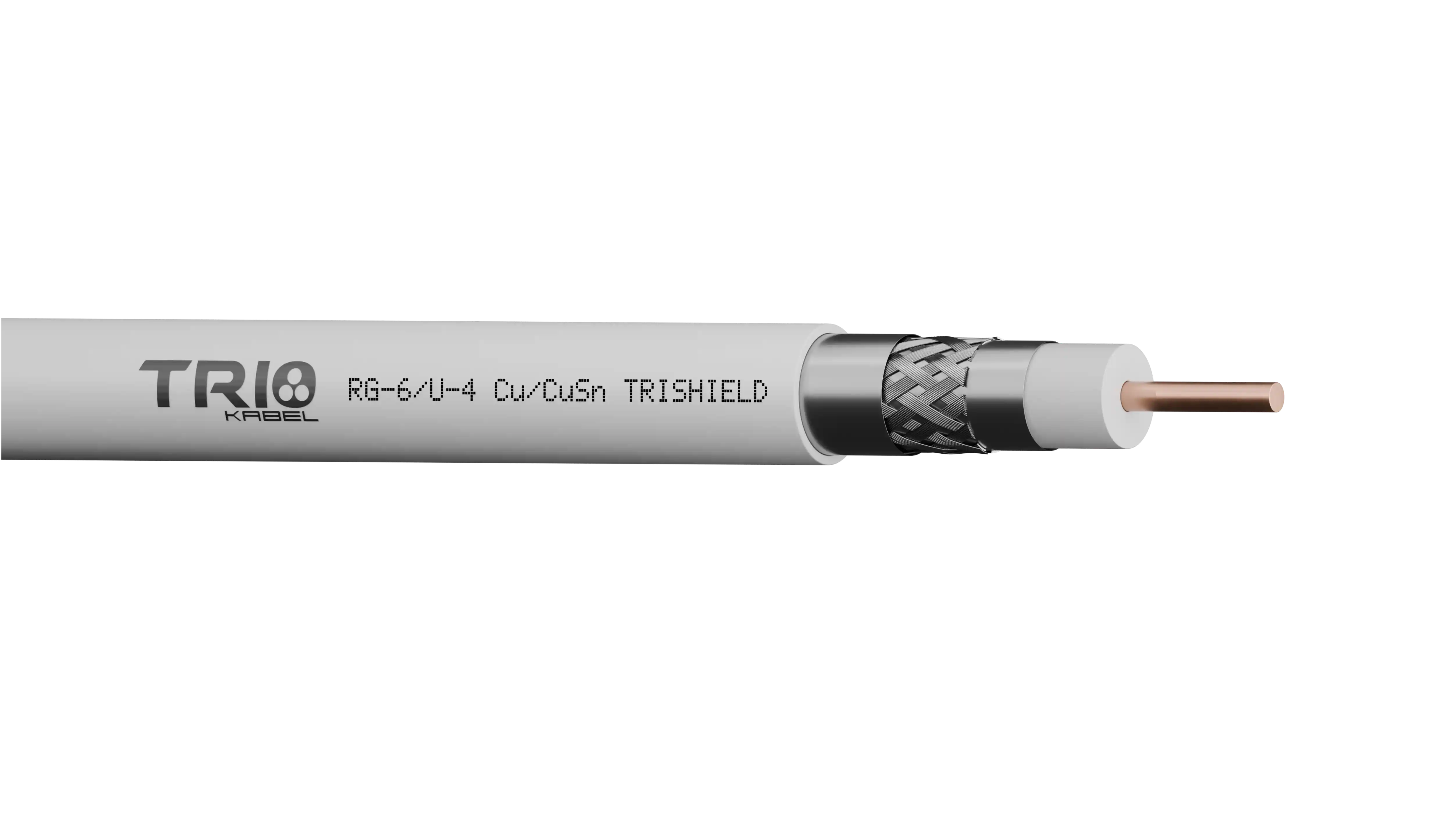 RG-6/U-4 Cu/CuSn TRISHIELD