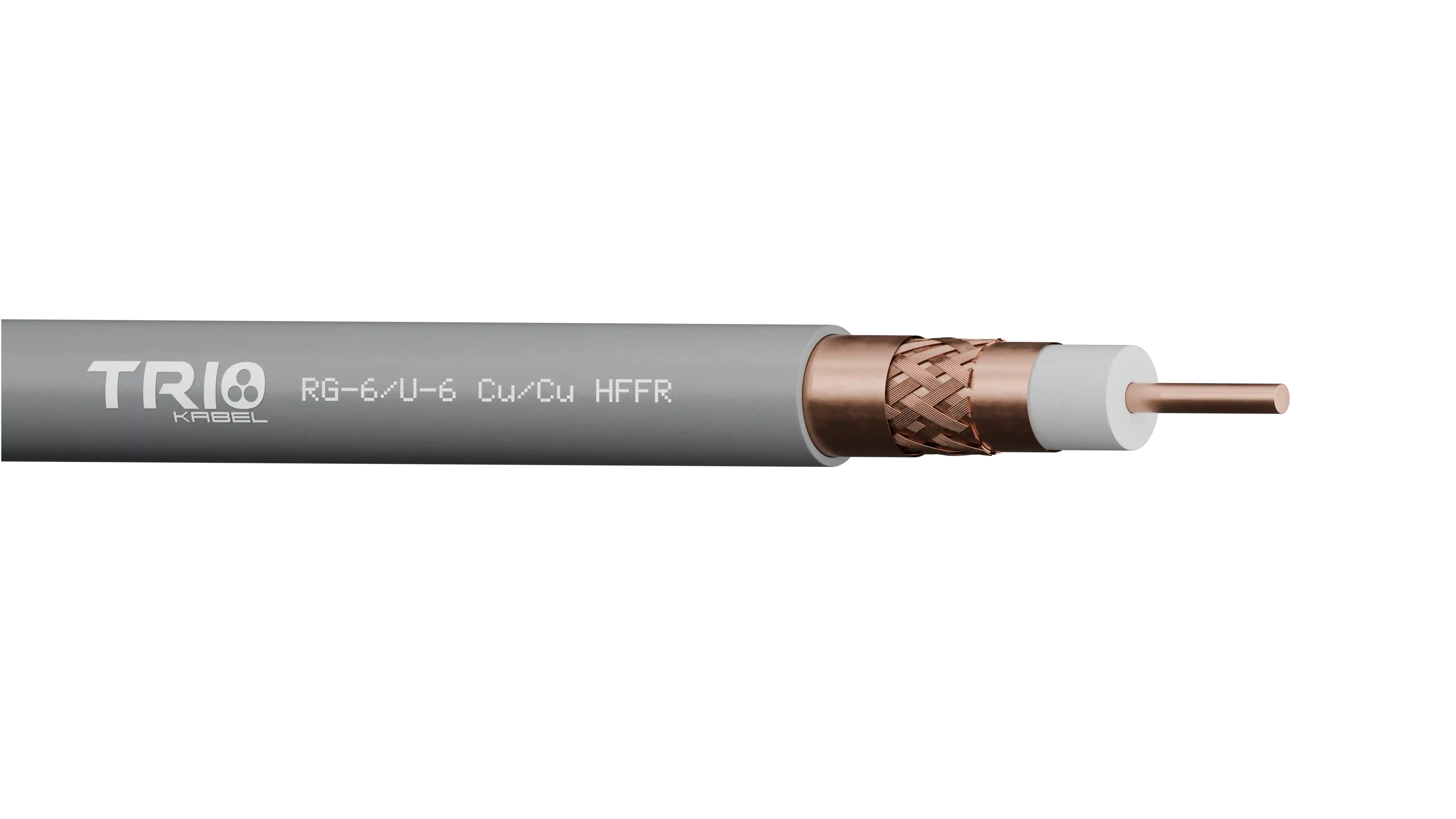 RG-6/U-6 Cu/Cu HFFR