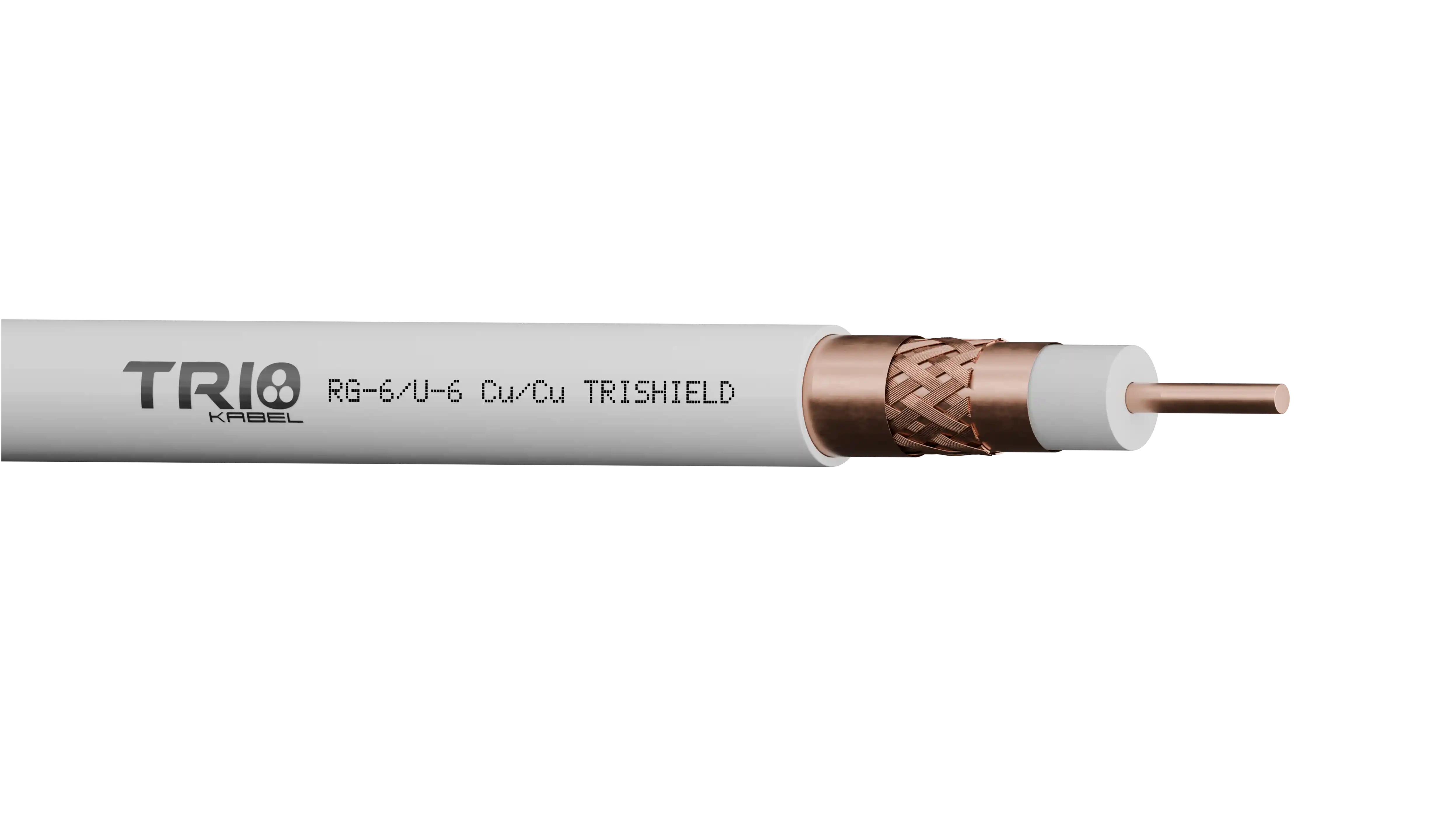 RG-6/U-6 Cu/Cu TRISHIELD