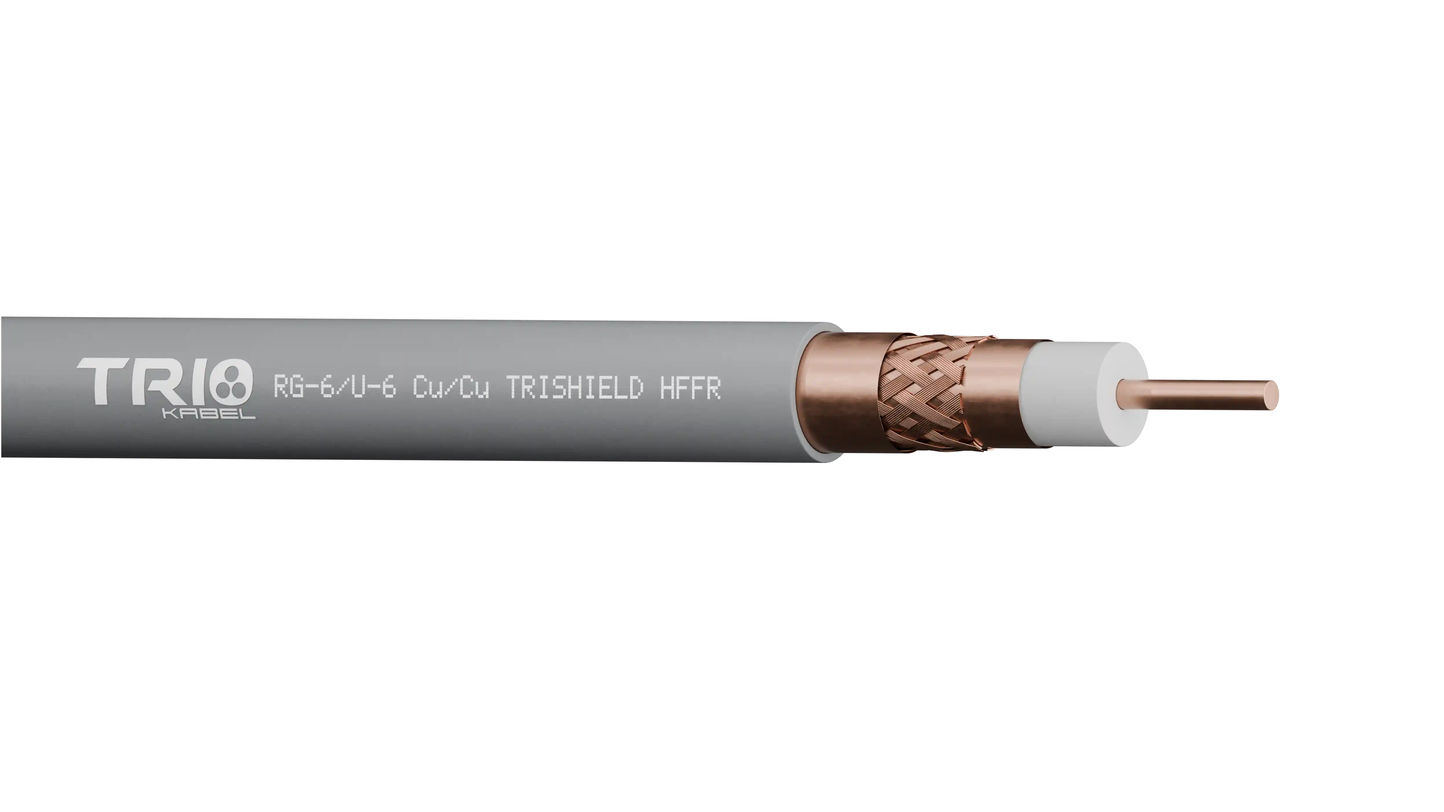 RG-6/U-6 Cu/Cu TRISHIELD HFFR