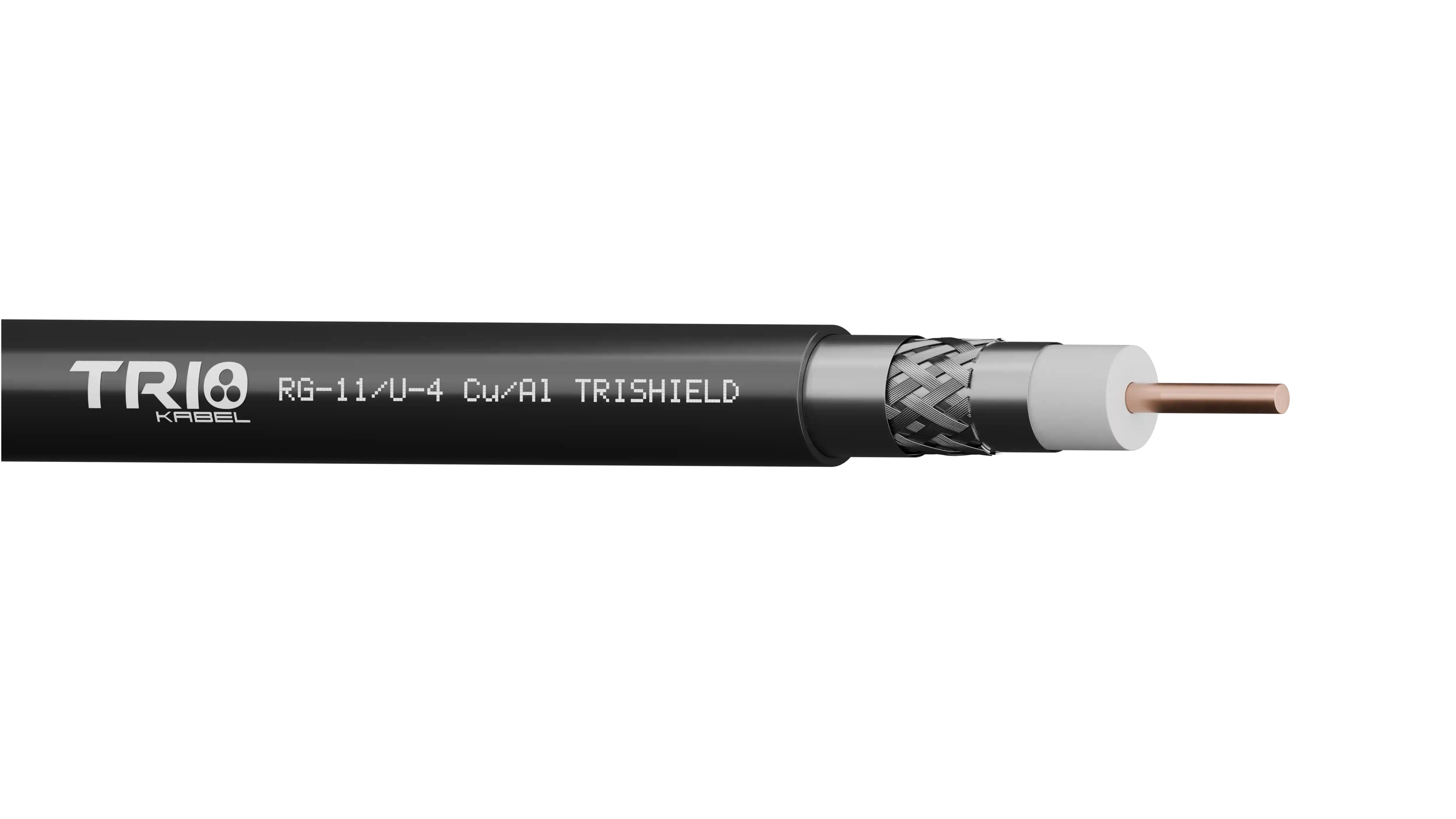RG-11/U-4 Cu/Al TRISHIELD