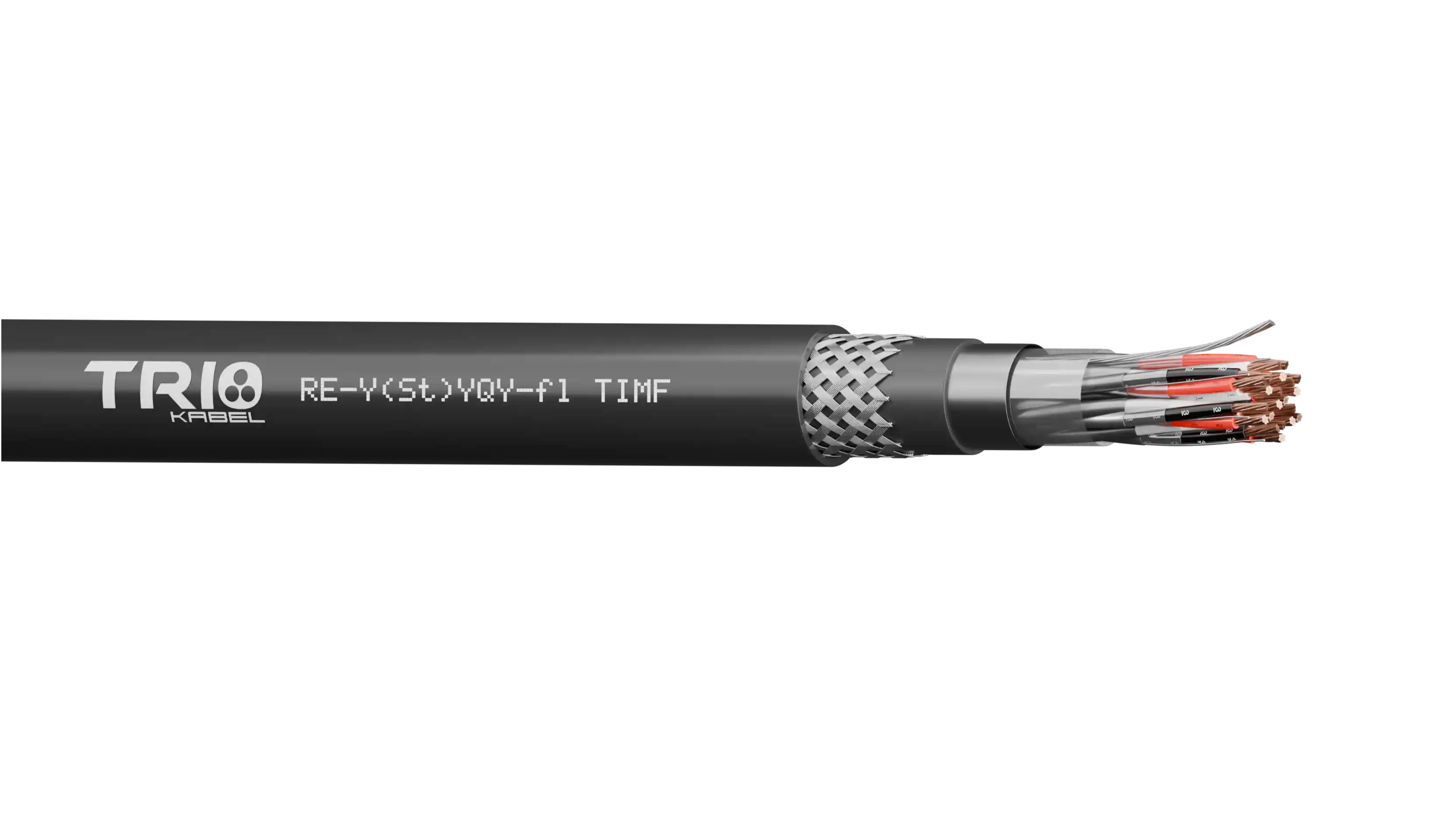 RE-Y(St)YQY-fl TIMF Cu/Pvc/Is/Os/Pvc/Swb/Pvc